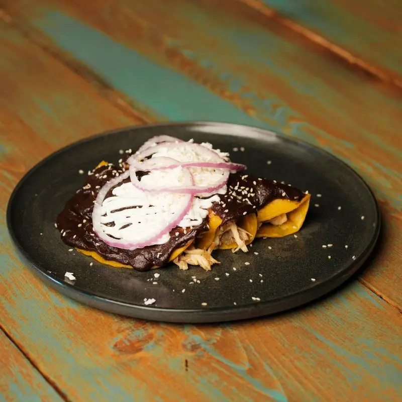 Delicious Enchiladas Clásicas at The Amigos in Edmonton, AB